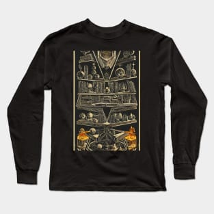 Cosmic Bookshelf Long Sleeve T-Shirt